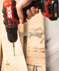 Usage of 12V Cordless Drill Driver And One Quarter Inch Hex Impact Combo Kit With Two 2.0Ah PW Core 12 Batteries And Charger, Brushless