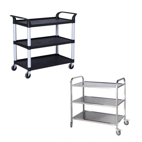 Two utility carts with 4 Inch Beefy Heavy Duty Swivel Caster Wheels With PU Rollers For Furniture And Carts 210kg Total Capacity