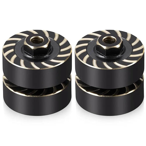 Beefy Brass RC Wheel Weights Set 68g Each 4 Piece Upgrade Kit For 1 By 18 Scale TRX4M Bronco Defender K10 F150 RC Crawlers