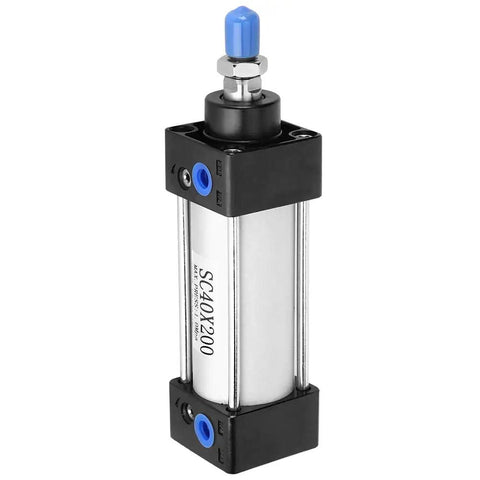 SC40 Aluminum Alloy Double Acting Pneumatic Cylinder 200mm Stroke Rugged Workhorse Air Actuator For Industrial Automation