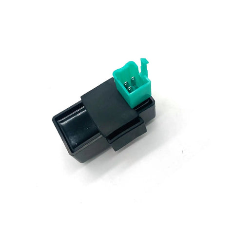 Close-up of CDI component from Complete Motorcycle Ignition Coil Kit Plug And Play With Wiring Harness CDI Stator 6 Coil