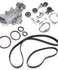 Badass Timing Belt Water Pump Kit Fits Shogun Pajero L200 2 5 DID 1300A045 Part Number Guaranteed To Restore Power And Fix Leaks Immediately And Get Back On The Road Driving Harder Than Yesterday Ever. timing belt kit with water pump, pulleys, seals, and gaskets