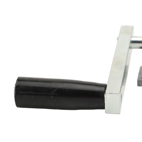 Close-up of handle on Awesome Small Electric Wire Stripper Machine For Fast Copper Peeling Versatile Scrap Cable Tool.