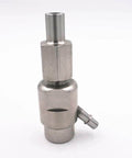 Metal waterjet cutting head body mixing chamber with side inlet port
