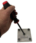 Hand using ball end hex driver from Ball End Hex Driver Set 9 Piece Metric 1.5mm To 10mm Built Tough Pro Grade Allen Wrenches.