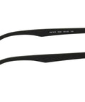 Side view of Round Prescription Eyeglass Frames RX7075 in Rubber Black Finish showing Dope Classic Logo on temples, 49 mm lenses