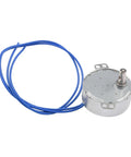 Heavy Duty Synchronous Motor Built Different Delivers Serious Torque For Any Setup, smooth reversible motor with blue wires for microwave use.