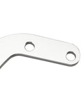 Close-up of aluminum bracket from Power Steering Pump Bracket Kit For Chevy Big Block V8 Engines 396 402 409 427 454 502