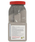 Give That Greasy Oil Mess The Boot With This Garden Safe Concrete And Masonry Degreaser Rapid Biodegradable Action ten pound jug back view with cleaning instructions.