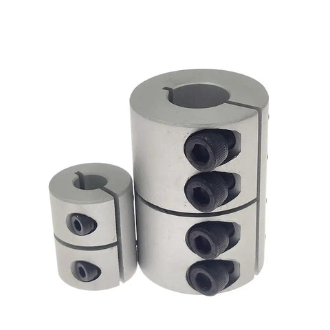 Rigid Shaft Coupler For CNC Machines And Stepper Servo Motors Aluminum Clamp 40mm Outer Diameter 50mm Length