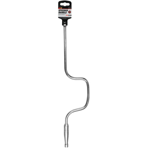 Three Eighth Inch Drive Speeder Handle For Tight Spots And Easy Access Durable Chrome Vanadium Steel Built Tough For Mechanics And DIYers With Contoured Polished Handle For Comfortable Grip And Quick Precise Torque