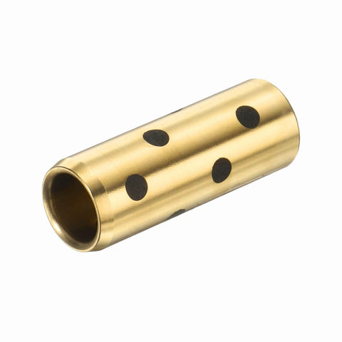 4 Pack Sleeve Bearings 8mm Bore 11mm OD 30mm Length Brass Graphite Oilless Self Lubricating Bushings for Low Friction