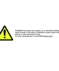 Warning label for California Proposition 65 on Gasless Flux Core Welding Wire 0.035 Inch And 0.030 Inch, 10 Lb Spool, 8 Inch.