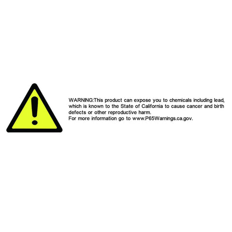 Warning label for California Proposition 65 on Gasless Flux Core Welding Wire 0.035 Inch And 0.030 Inch, 10 Lb Spool, 8 Inch.