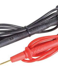Red and black testing probes for Digital Multimeter With Auto And Manual Ranging And Non Contact Voltage Detection 6000 Count LCD Capacitance