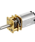 Mini DC Geared Motor With Full Metal Gearbox 3V 5RPM, 0.4kg.cm Torque, 3mm D Shape Shaft, 9.3mm Shaft Length, Tiny But Mighty Micro Gear Reduction Motor For Precise Projects