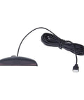 LED Parking Sensor Back Up System With 3 Color Distance Display Rainproof Car Rear Radar 22mm Diameter Pro Sensors 2.3m Cable 10-16V DC Dual CPU Upgraded Chip Sound Warning Works In Extreme Weather showing LED display and cable.