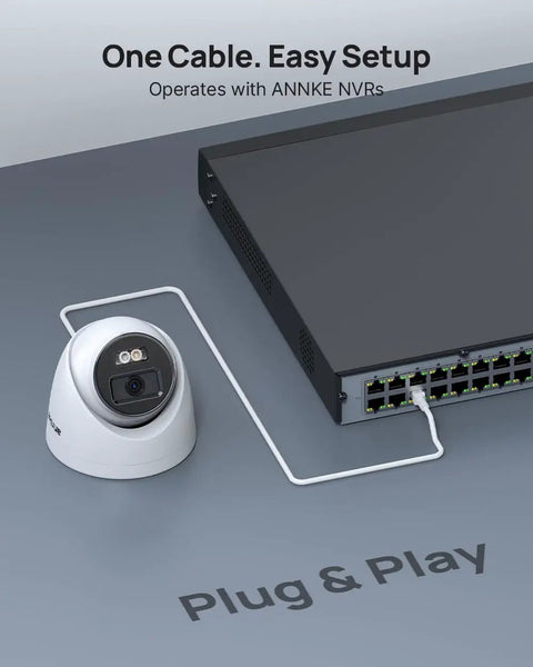 16 Channel 4K PoE Security System With Eight Outdoor 4K Cameras, 12MP NVR With 4TB HDD, AI Motion Detection, easy setup view