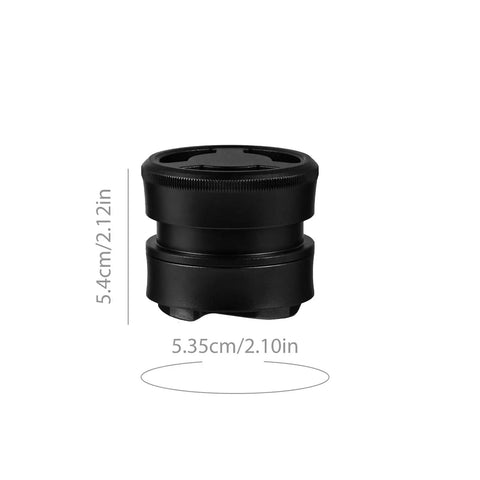Premium Gravity Coffee Distributor And Espresso Leveler For Portafilter Automatic Ground Spreader Barista Essential Tool Buttery Smooth Extraction 53 Mm black coffee distributor with size dimensions