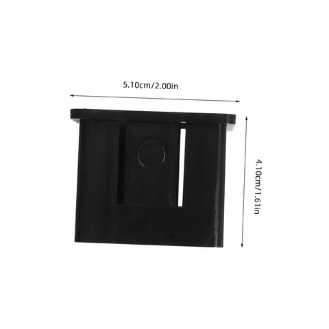 Rock Solid Fitness Tube Sleeves Four Pack Built Tough Hollow Pipe Bushings For Gym Adapter 50mm To 40mm black sleeve measuring 5.10cm x 4.10cm.