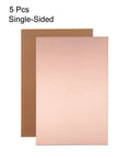Single-Sided Copper Clad Laminate PCB Board For DIY Prototyping 150x100mm 1.5mm Thick 5-Pack with visible copper side
