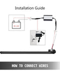 Wiring installation guide for Heavy Duty 2 Pack Linear Actuator Kit Featuring 30 Inch Stroke And 900N Push Force Rugged 12V Dc Electric Motor.
