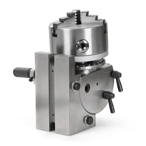 Versatile 6 Inch Dividing Head For Milling Machines CNC Ready Vertical And Horizontal Dual Purpose Quick Setup Precise Dividing