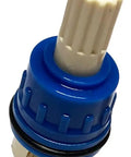 Replacement Faucet Cartridge Kit Fits 910 031 And 910 032 Hot And Cold For Kitchen Or Bathroom Faucets, blue and white cartridge