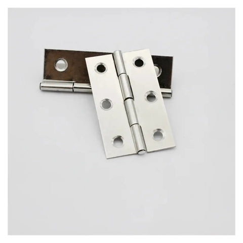 Rotating Concealed Hinge Set 20 Pack 1.5 Inch Stainless Steel Folding Butt Cabinet Hinges for Doors and Cabinets shown in close-up.