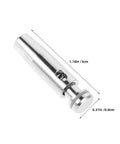 Three Pack Epee Blade Tips Replacement For Fencing Gear Stainless steel tip dimensions for practice epee