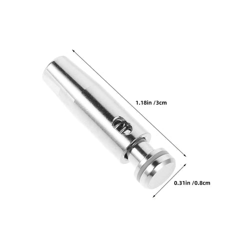 Three Pack Epee Blade Tips Replacement For Fencing Gear Stainless steel tip dimensions for practice epee