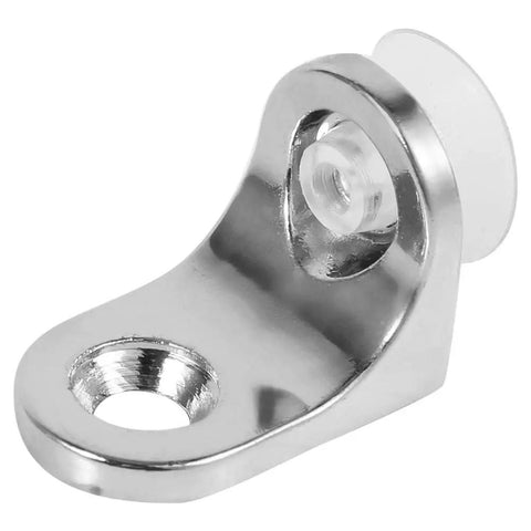 Heavy Duty Zinc Alloy Shelf Brackets With Sucker For Glass And Wood Shelves 10 Pack Round Corner Shelf Support Holders