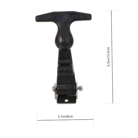 T Shape Rubber Lock Draw Latch Hasp For Engine Covers And Cabinets Flexible Hood Catch For Trucks Tool Boxes And Machinery Easy