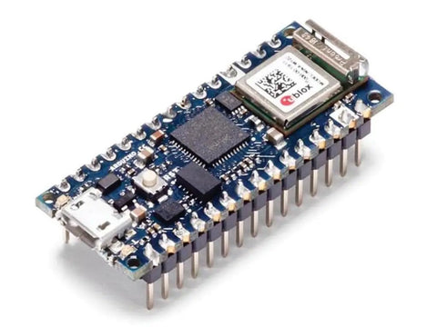 Nano 33 IoT Dope Compact Wireless Microcontroller With WiFi Bluetooth And Secure IoT Connectivity, angled view.