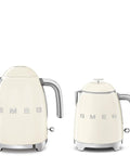 Mini 50s Retro Style 3 Cup Electric Kettle With Double Wall Insulation, Anti Slip 360 Degree Base, Water Level Indicator, Cream Finish
