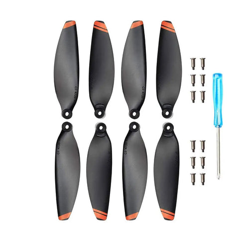 Low Noise Quick Release Drone Propellers 24 Pcs For Mini 2 Mini SE Mini 4K Replacement Blades with screws and screwdriver.