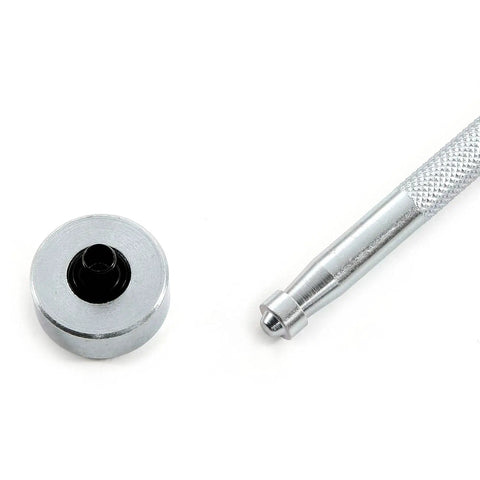 Eyelet Hand Setter Size Six (3/16 Inch) With Base and Ram for Kydex Leather and Fabric Projects, DIY detail view