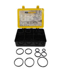 D Ring Kit for CAT Excavator Hydraulics That Replaces 2701535 and 4C4784 SAE J2643 Buna N 90 Duro NBR Seals Pack 80pc Oil Resistant Hose Fitting Seals Built for Tough Cat Work, open case and assorted seals