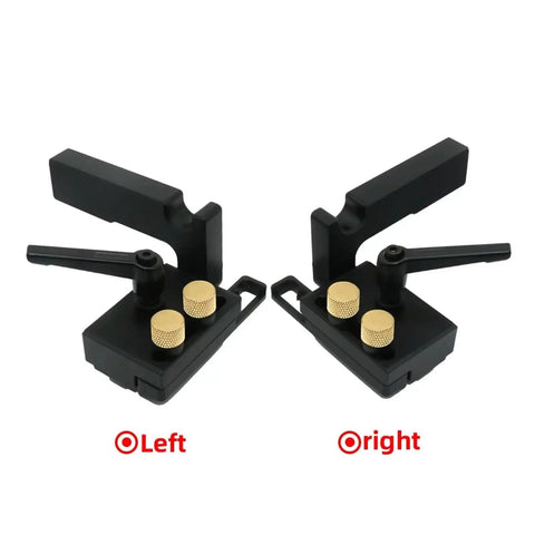 Heavy Duty Aluminum Miter Track Stop With Smooth Sliding T Slot Locking Bar For Accurate Table Saw And Router Bench Cuts, right and left side