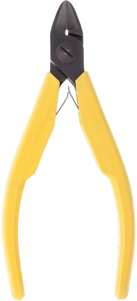 Diagonal Cutting Nipper With Micro Bevel Edge 112.5 Millimeters Multi Color Handles For DIYers And Pros In Electronics And Crafting