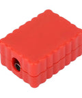 Rock Solid 33 Piece Hollow Bit Kit With Premium Chrome Steel Drill Bits For Tough Woodworking And Metal Jobs Plus Handy Plastic Storage Box That Keeps Things Tidy On Your Next Cool DIY Project Anywhere You Go. Red plastic storage box for 33-piece chrome steel drill bit kit