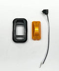 Amber 6 LED 2.5 Inch Clearance Side Marker Light Kit With Grommet Mount And Wire Plug For Trucks And SUVs DOT SAE Compliant FMVSS 108 Ready