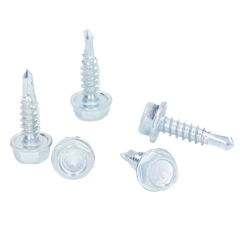 No Pre Drilling Needed Self Drilling Screw Kit 4.8x19mm Zinc Plated Carbon Steel Fasteners group view