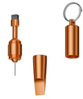 All In One Portable Multitool With Package Cutter And Phone Ejector Pin featuring copper finish components