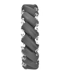 6 inch mecanum wheel for industrial robots with 16 TPU rollers at 45-degree orientation for precise movement and easy mounting.
