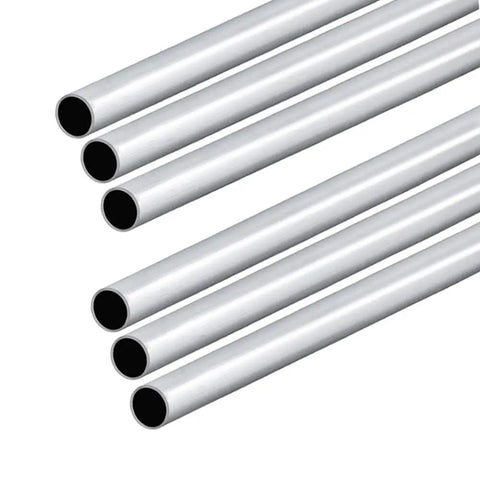 Sixteen Inch Aluminum Round Tube With Five Sixteenth Inch Outer Diameter And One Millimeter Wall Thickness Hollow Seamless Tubing Made From 6063 Aluminum Six Piece Set