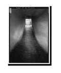 Vintage Framed Print of Wilson Dam Hydroelectric Plant with Turbine and Generator Spanning the Tennessee River Muscle Shoals Alabama Retro Vibes Wall Art Decor Library of Congress Archive Inspired, framed black and white corridor image