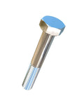 Top Shelf Grade Two Titanium Hex Head Bolts M6 Metric Thread By Forty Millimeter Pack Of Ten Corrosion Resistant Fasteners, polished finish.