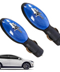 Gas Saver Fuel Device Plug In Portable Spill Saver For Cars And Trucks Boost Fuel Efficiency Cut Waste Optimizes Gasoline Diesel Lubricants Water Easy Fill 2 Pack, showing two devices and a car.