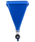 Top Shelf 2 Gallon Hopper Gun Paint Sprayer Featuring Slick Adjustable Nozzle And Quick 45 Degree Angle Adapter soft grip top view.